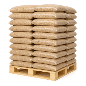 Palette de Pellets en sac – 70 unités – 1050 kg