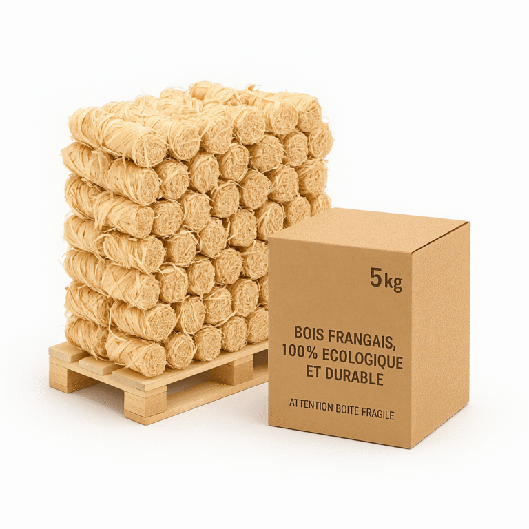 Allume-feux de bois naturel – 500 pièce – 5kg